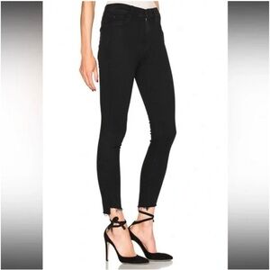 MOTHER the stunner zip ankle step fray in not guilty size 30
